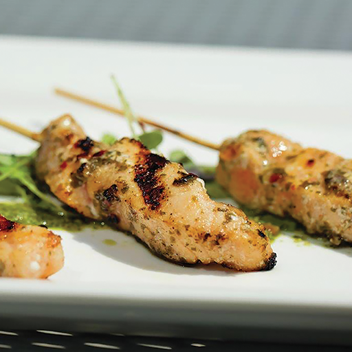 salmon-satay