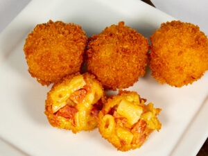 Andouille Sausage Mac & Cheese Popper andouille-sausage-mac-&-cheese-popper