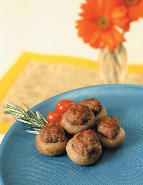 sausage-stuffed-mushrooms