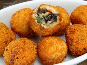 Portobello Arancini Bites portobello-arancini-bites