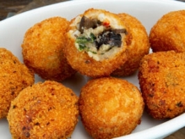 Portobello Arancini Bites