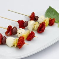 Antipasto Kabob with Mozzarella Antipasto Kabob with Mozzarella