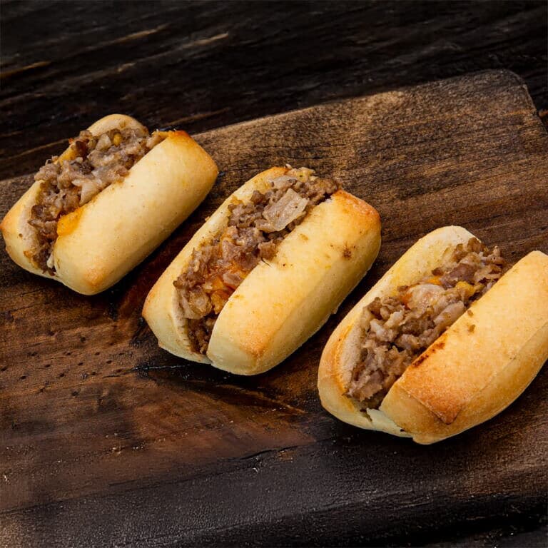 Philly Cheese Steak Sandwich (sliced ends)