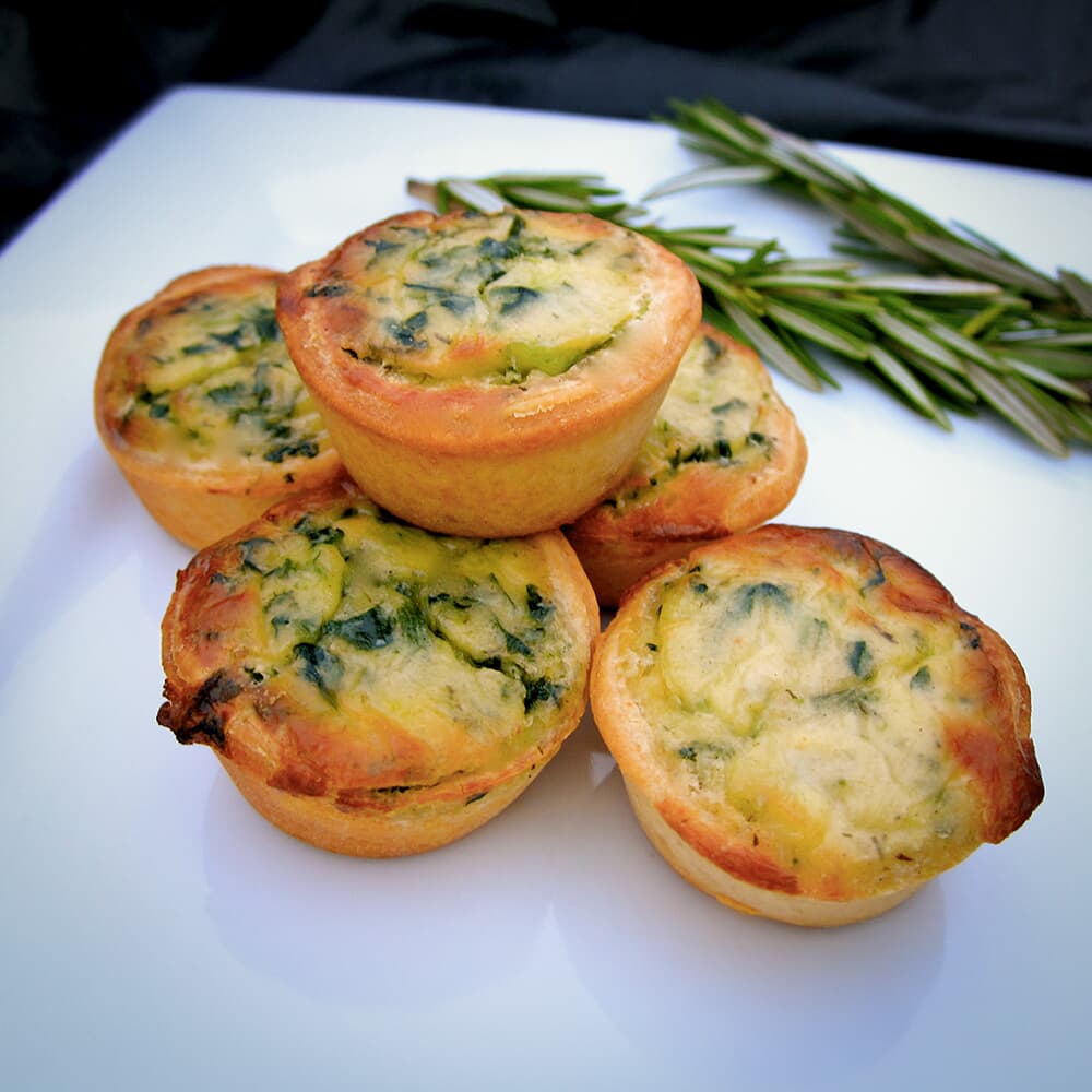 Quiche Florentine with Spinach and Cheese