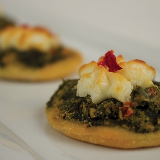 spinach goatcheese flatbread